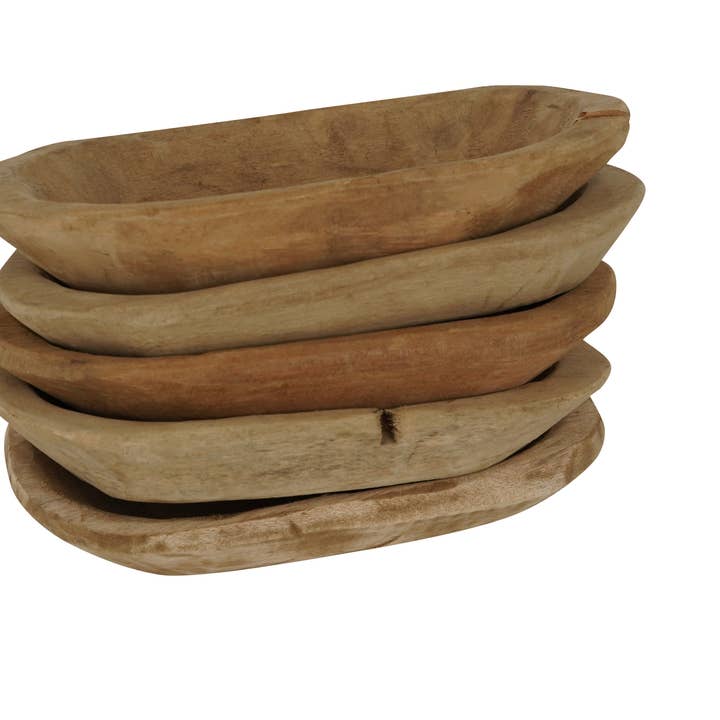 NFC-WH-NOT FOR CANDLES-Mini Plus Bowl-6x12-NFC-Unfinished-$7 for wholesale by My Amigos Imports