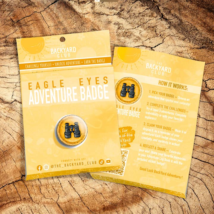 Eagle Eyes - Expert Adventure Badge for wholesale by The BackYard Club