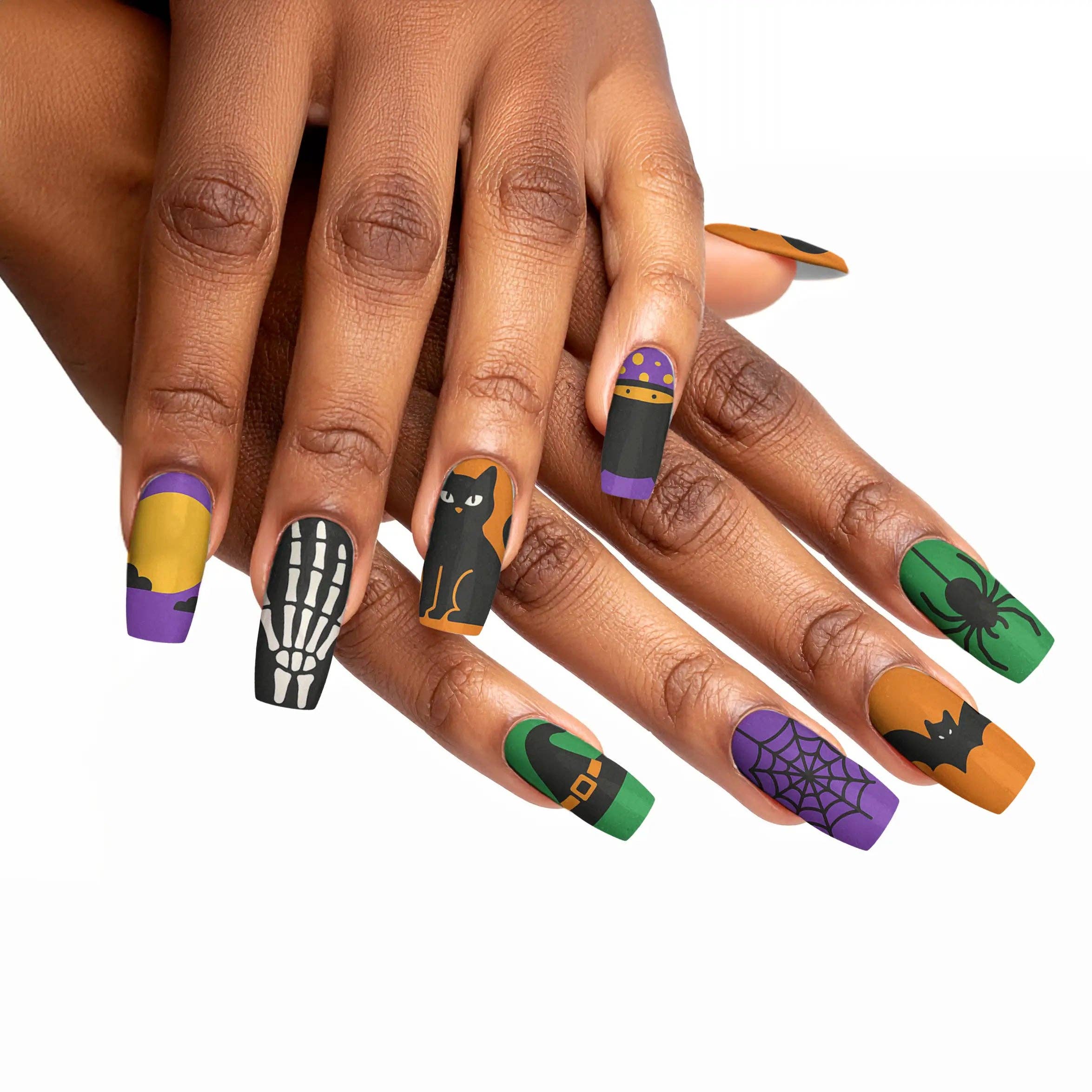 FYNE BODY - Wholesale Press-on/fake nails - Eclipse Enchantment Black Halloween Press-On Nails87