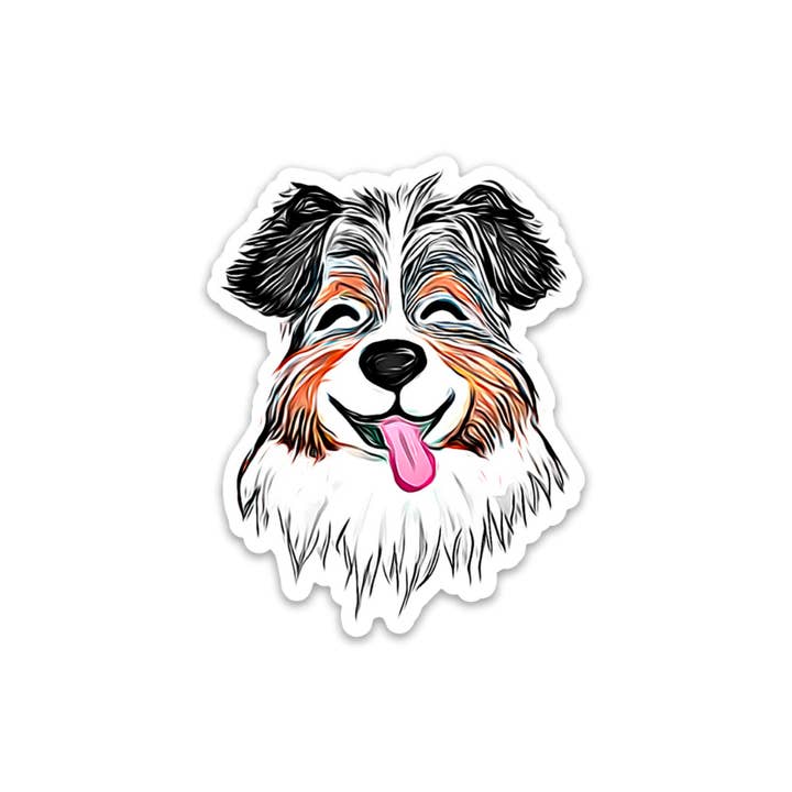 Adesivo Australian Shepherd per la vendita all'ingrosso da parte di Kevin & Kaia