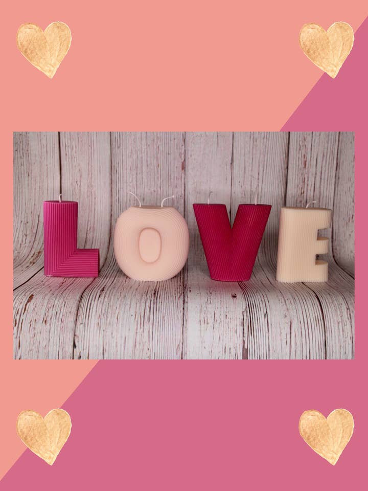 Vela L O V E para venta al por mayor de LitwLilit