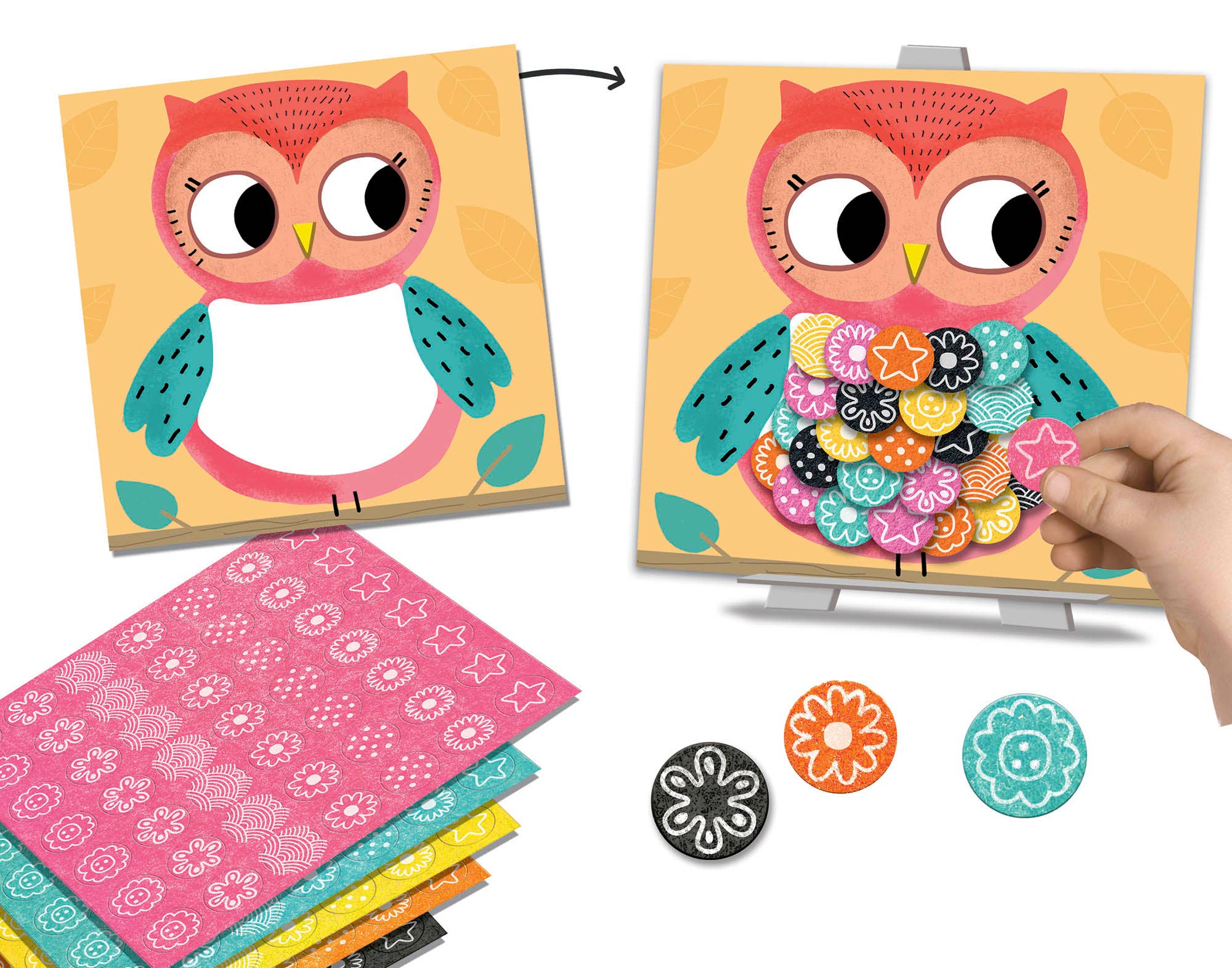 Créa Lign' - Wholesale DIY Craft Kit - Kids - Felt "In the Meadow"2