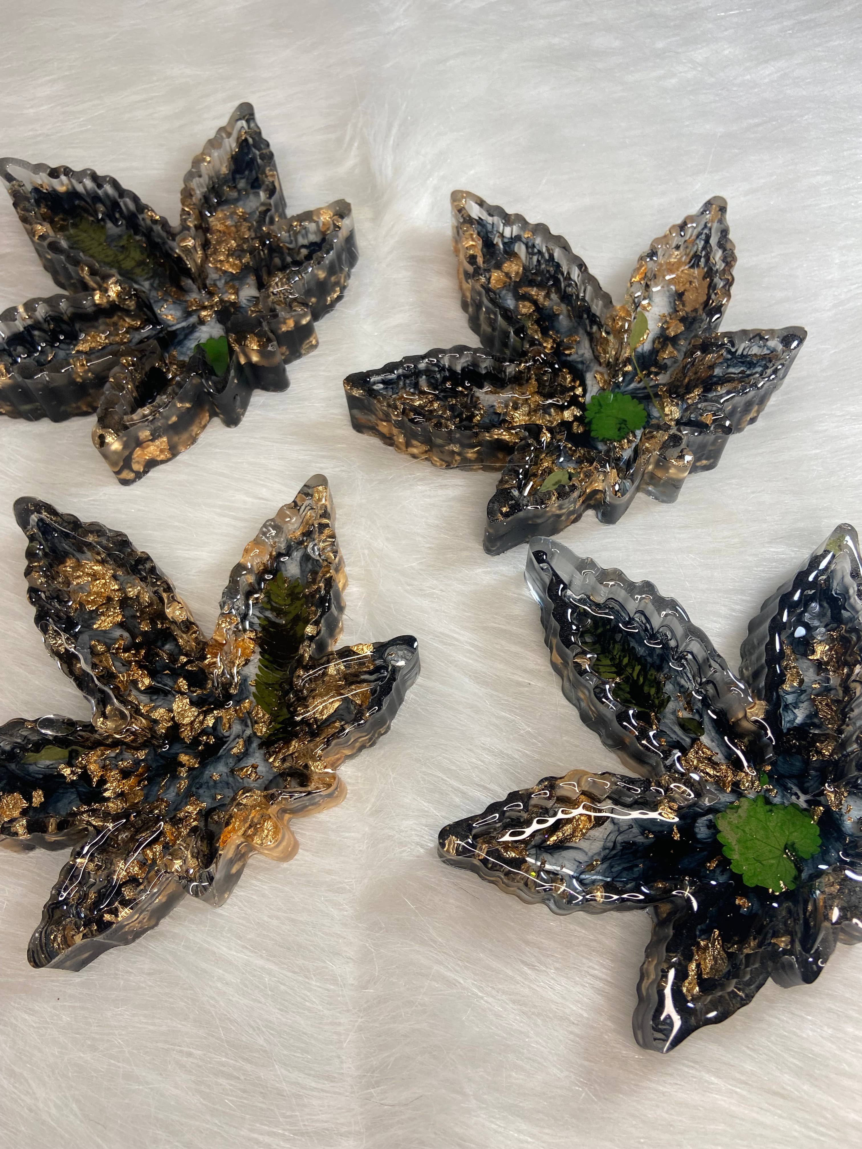 KraftzbyKenzie – Engroshandel Askebæger – Black Leaf askebæger | Blad Bakke | Weed nipsting parabol |8