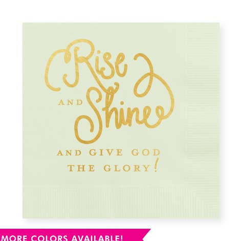 Rise & Shine | Napkins (3 colors) for wholesale by Natalie Chang
