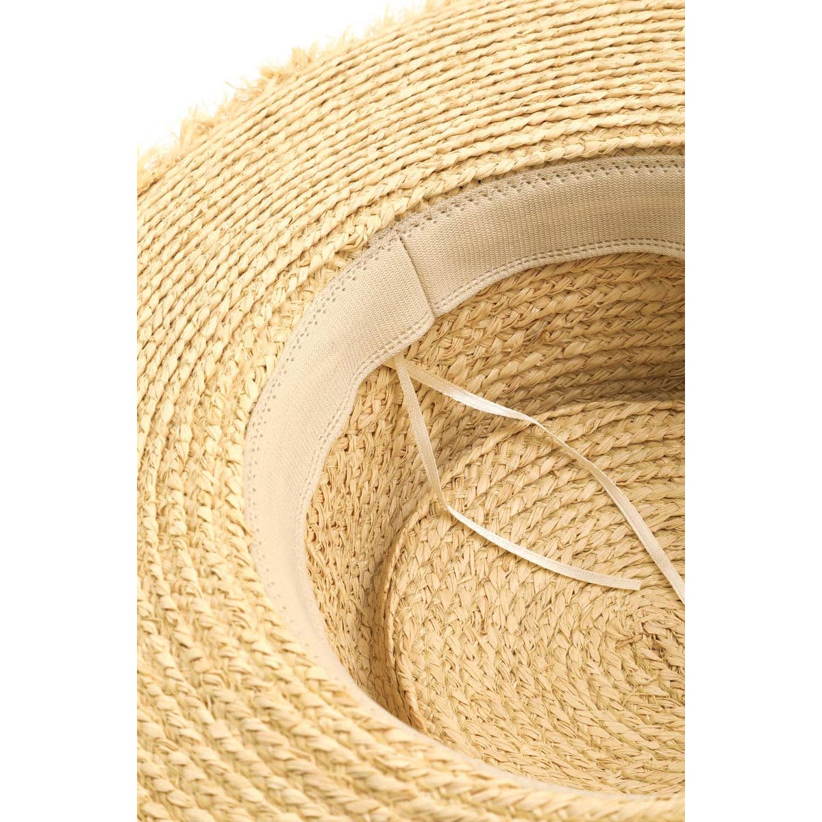 Collections by Fame Accessories - Wholesale Straw Hat - Women's - Basket Weave Straw Sun Hat5