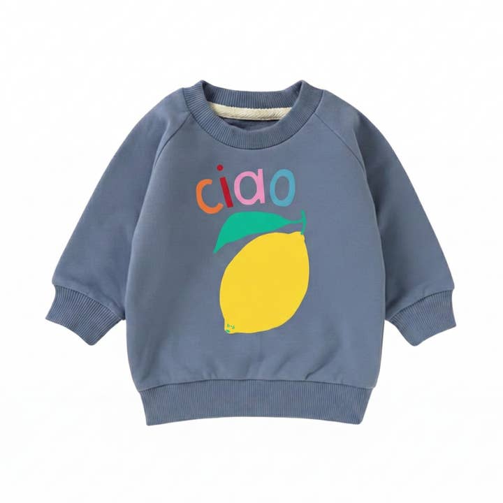 Organic Cotton Sweatshirt - Ciao for wholesale by bug + bean kids