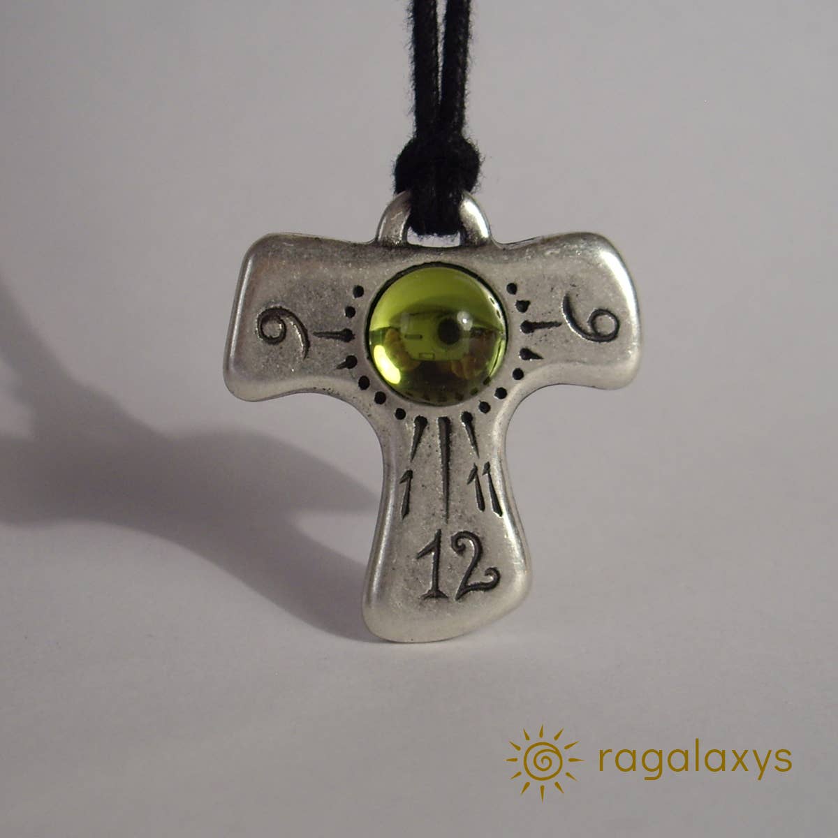 Ragalaxys – wholesale Pendant/charm necklace – TAU Sundial Pendant - Extensible cord 45-60cm.5