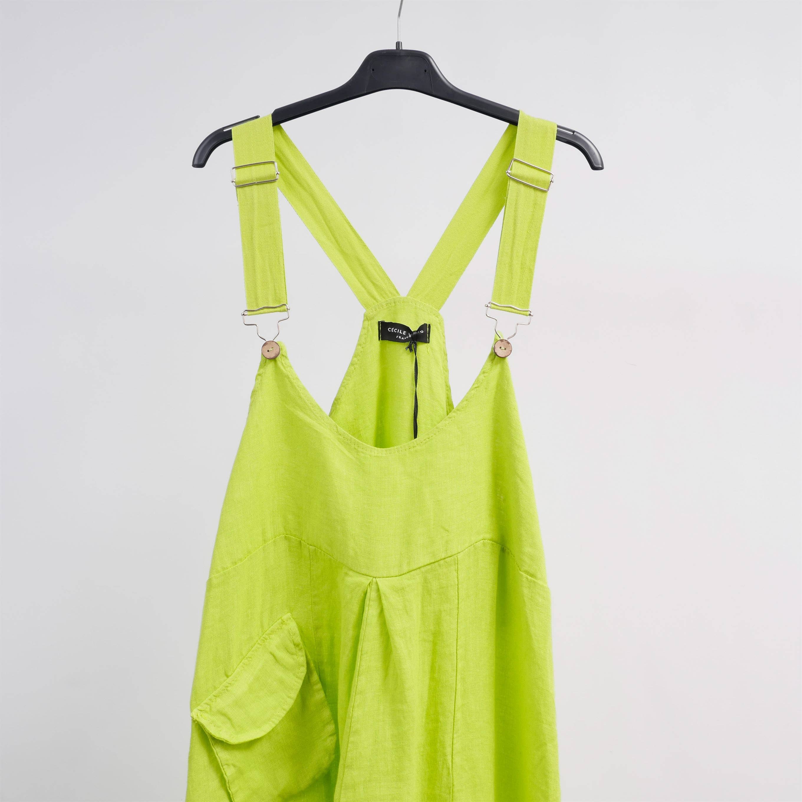 Cecile Wang - Wholesale Overalls - Women's - YX90420 linen jumpsuit1