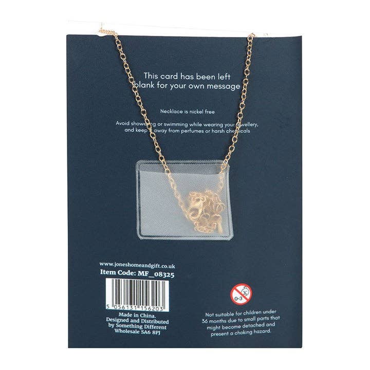 Something Different Wholesale - Wholesale Everyday Greeting Card - Owl Necklace on Greeting Card2