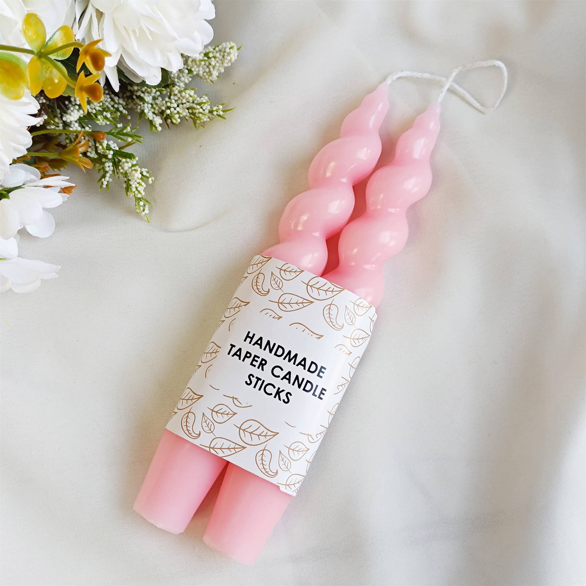 Candles Meta – wholesale Tapered candle/candlestick – 7.28" Handmade Home Decor Spiral Taper Candles10