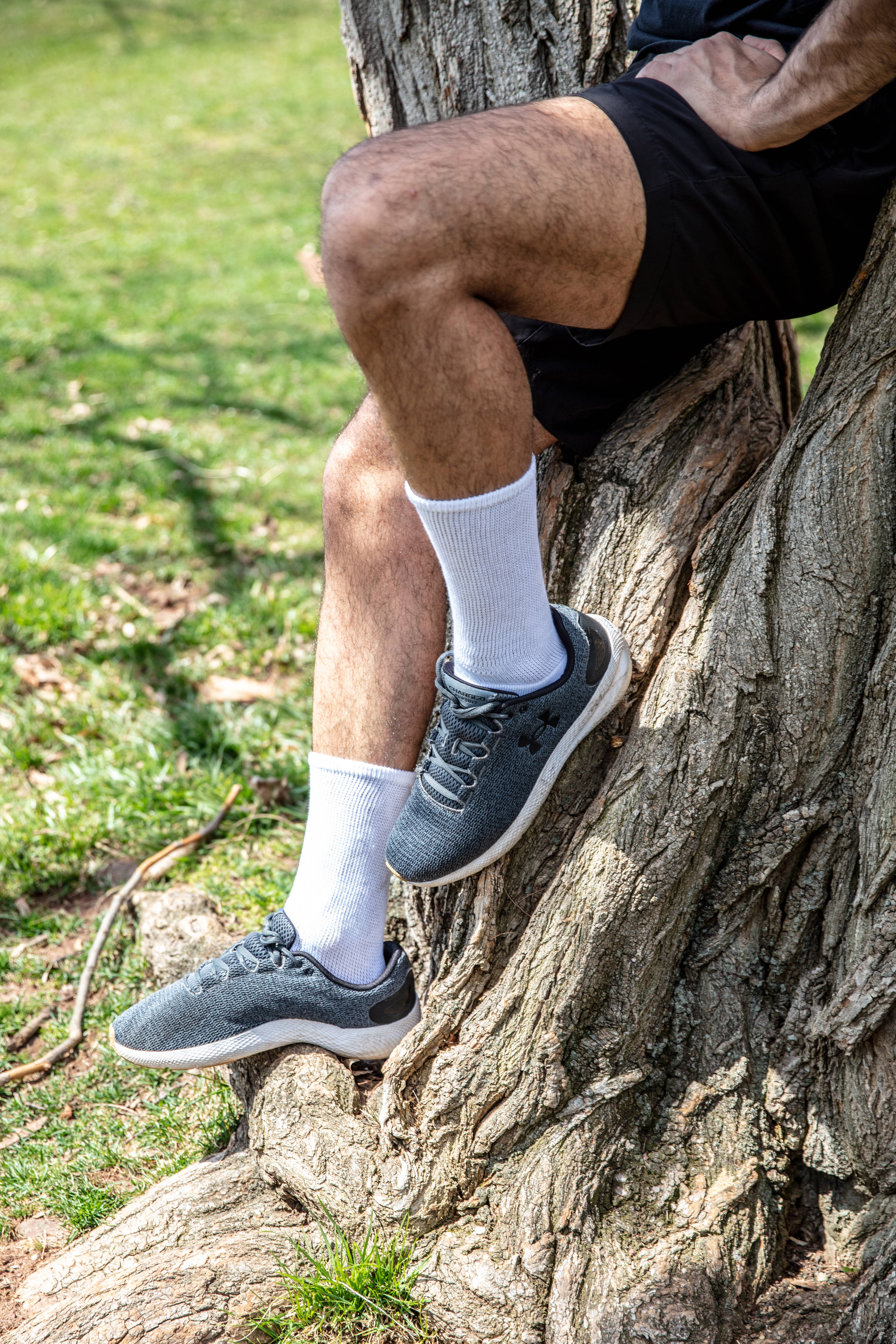 Infinity Classics International Inc. - Wholesale Socks - Unisex - 2 Pair Diabetic Full Cushion Crew Sock5