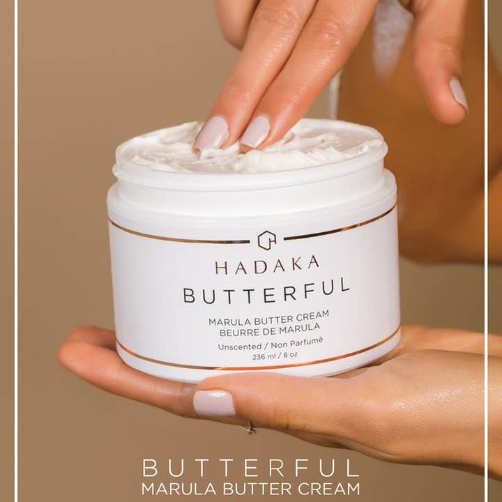 Hadaka Beauty – wholesale Body balm/butter – BUTTERFUL Marula Luxe Body Butter (Unscented). High Moisture