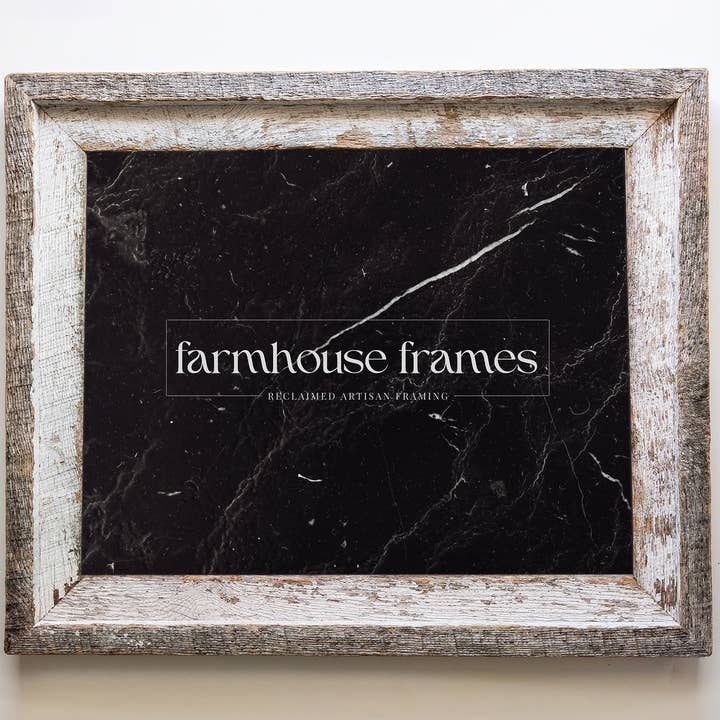 Stable: Hand-crafted Barnwood Picture Frame for wholesale by Farmhouse Frames