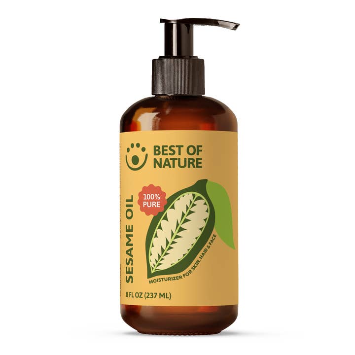 Leichtes, unparfümiertes Sesam-Körperöl für Haut & Haar, 8oz für den Großhandel von Best of Nature