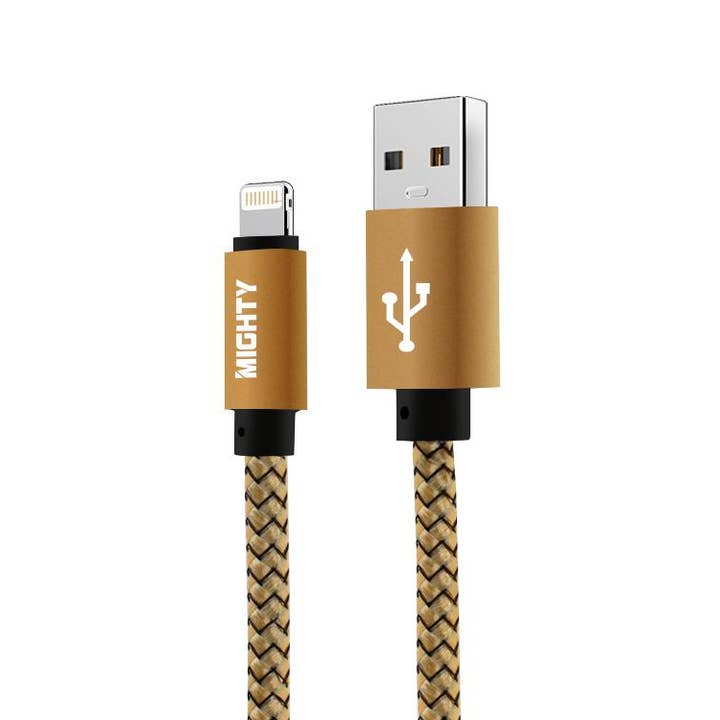 Mighty Wireless - Wholesale Charging cable - Lightning 10FT Super Cable Wholesale Gold1
