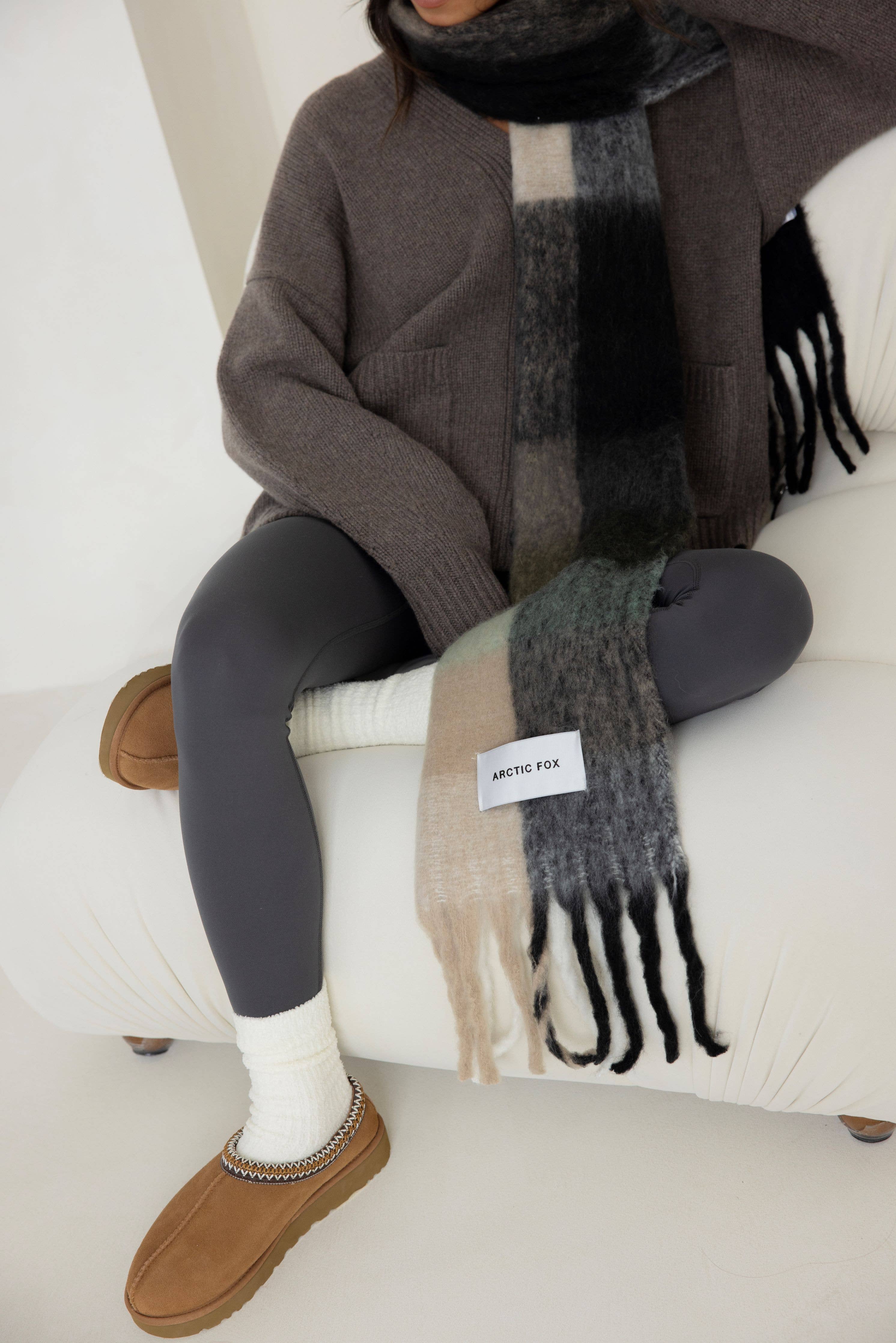 Arctic Fox & Co. - North America - Wholesale Socks - Women's - Cosy Socks - 100% Recycled - White - FW258