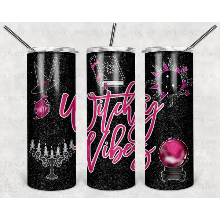 Bicchiere magro da 20 once Witchy Vibes per la vendita all'ingrosso da parte di WST Wholesale