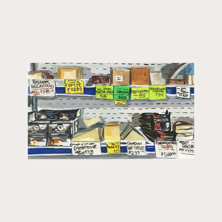 Medjool Studio Art Print Shop - Wholesale Art Print - Cheese Store Art Print - Kitchen Wall Art - Cheese Home Deco1