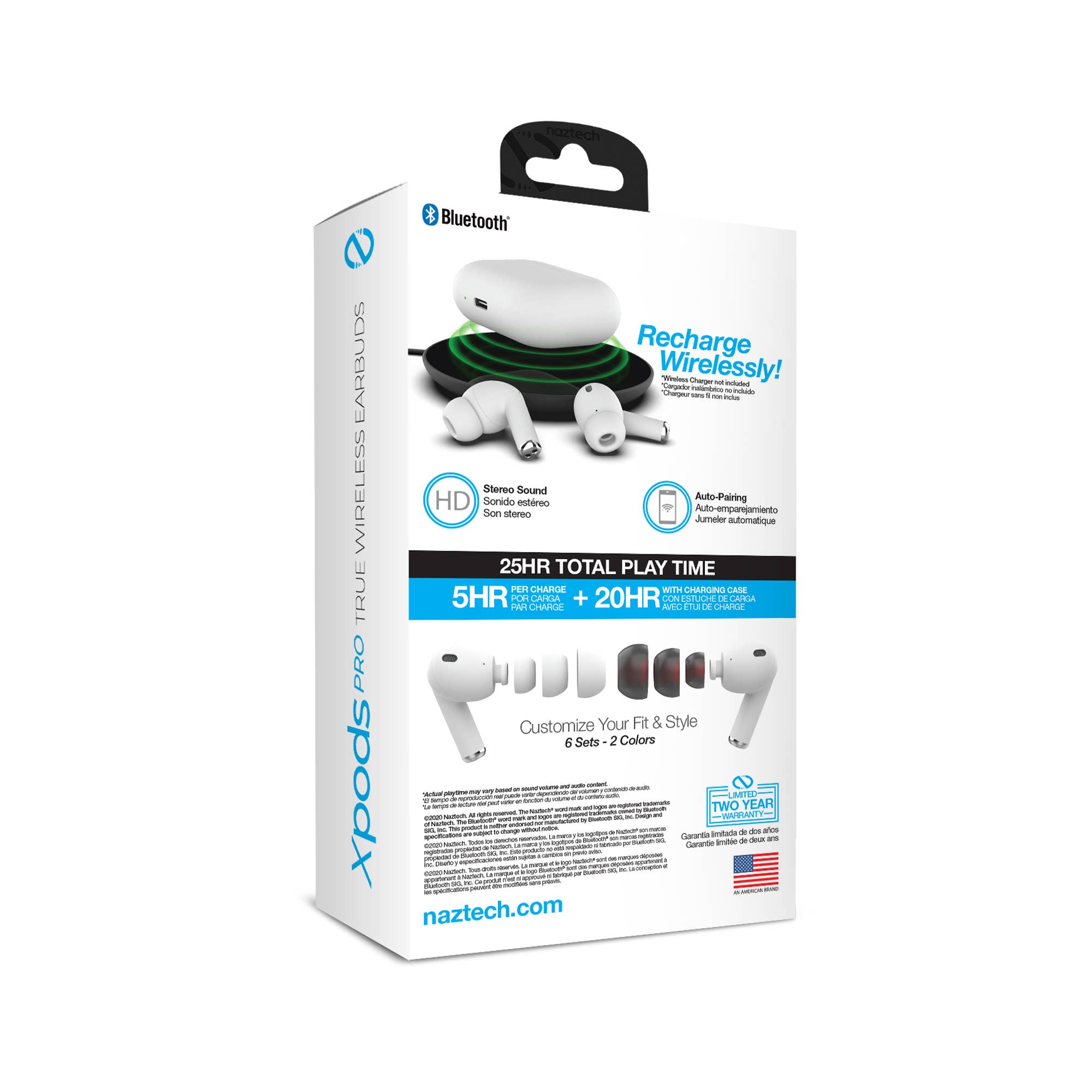 JupiterGear Home - Vente Écouteurs - Naztech Xpods PRO TWS avec boîtier de charge sans fil16