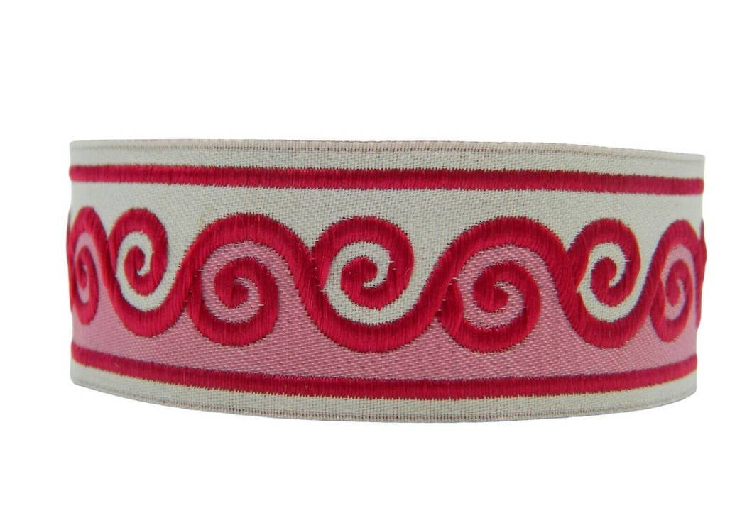 Grandbazaar24 – wholesale Ribbon – Gift wrapping – Jacquard Woven Meander Pattern Ribbon 0