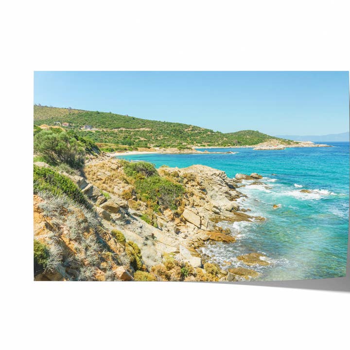 Græsk Havlandskab I | Kunstfotografi Print for engroshandel hos Natasha Riha Photography