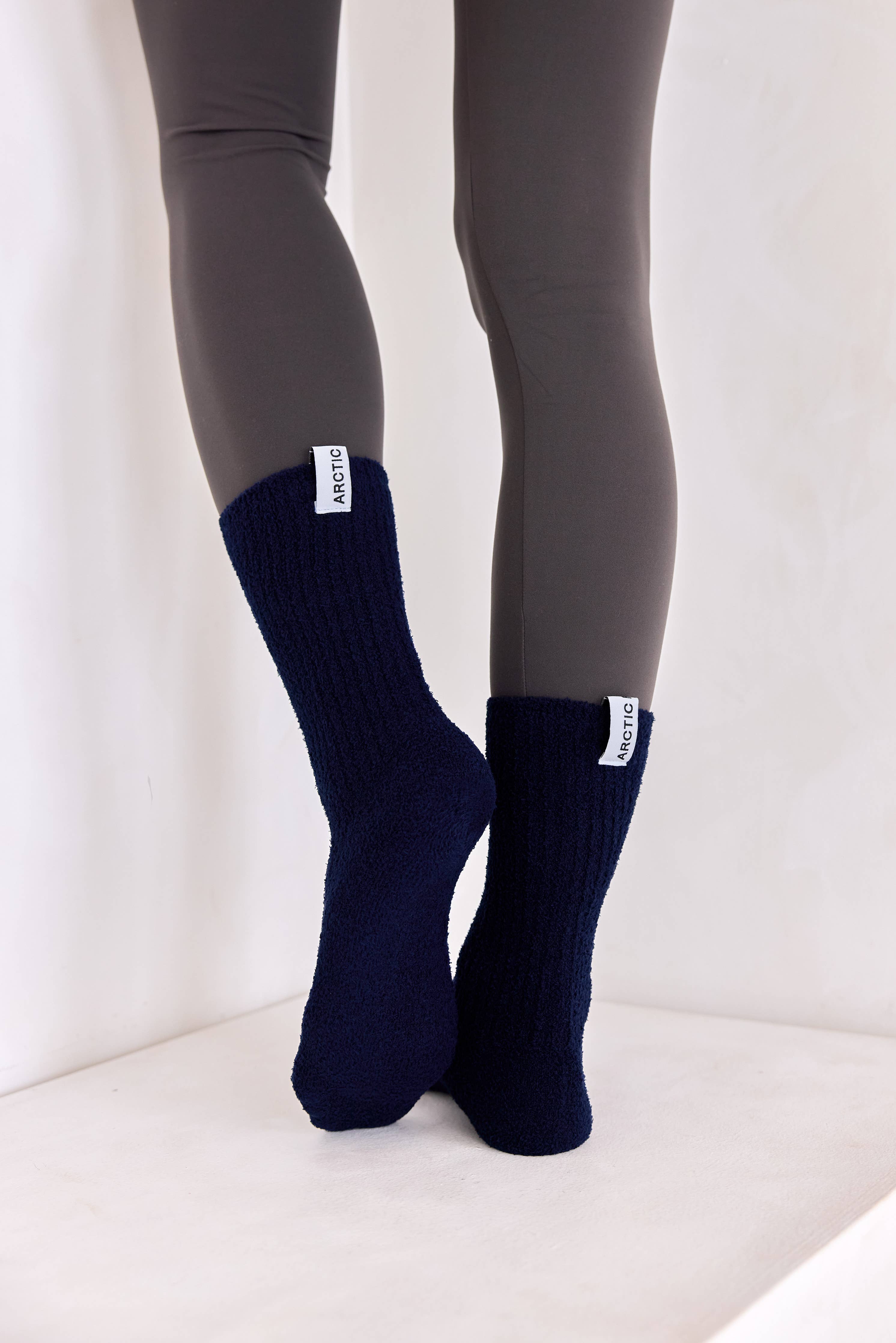 ARCTIC FOX & CO. - Wholesale Socks - Women's - Cosy Socks - 100% Recycled - Navy - AW253