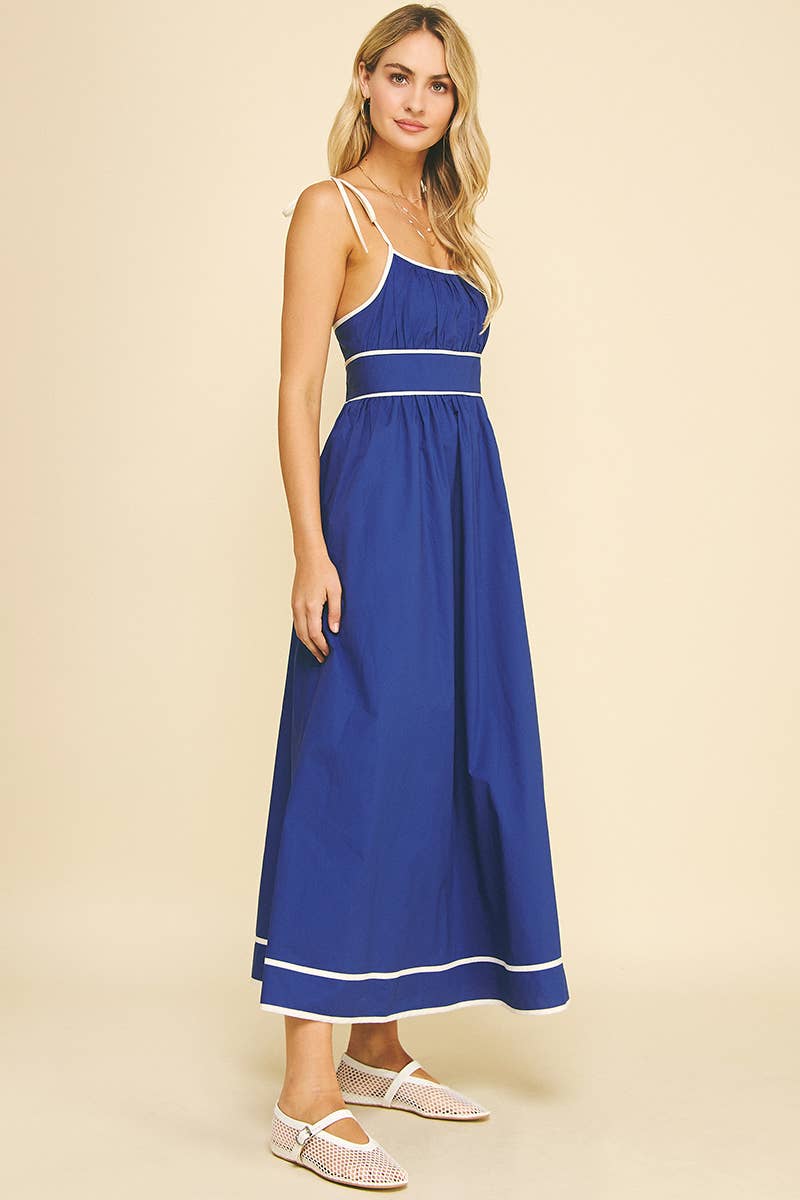 PINCH - Wholesale Dress - Women's - CONTRAST STRAP MAXI DRESS - 5828D13