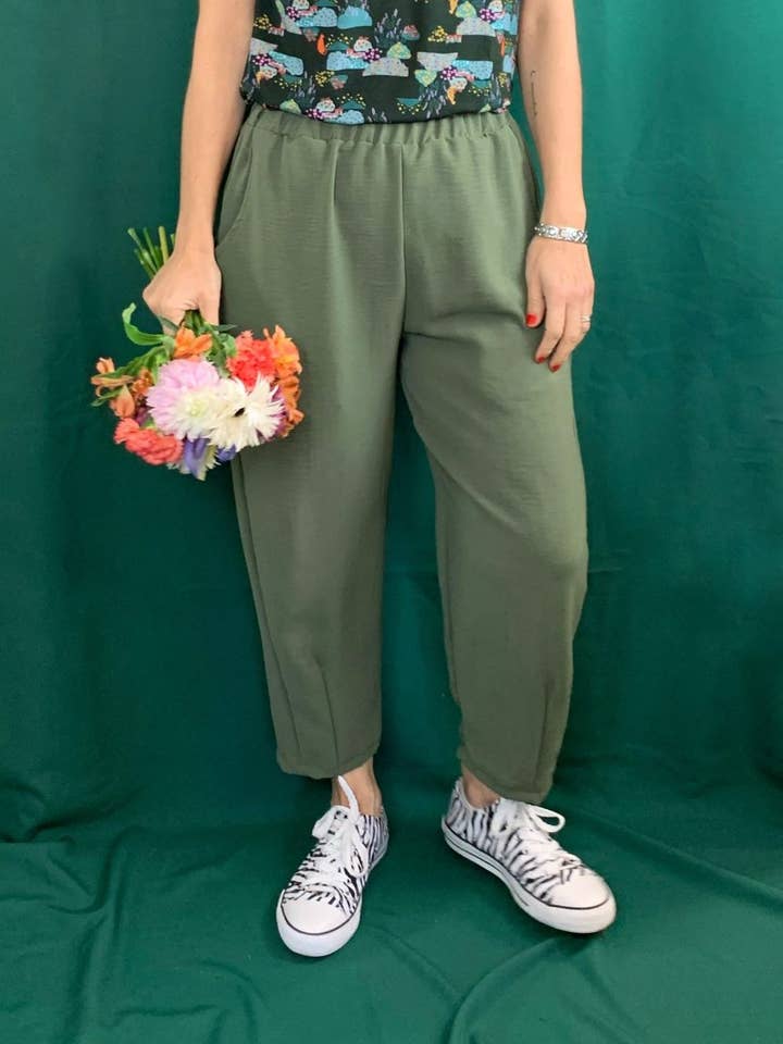 Calças de Praia - Cáqui por atacado de La Compiano