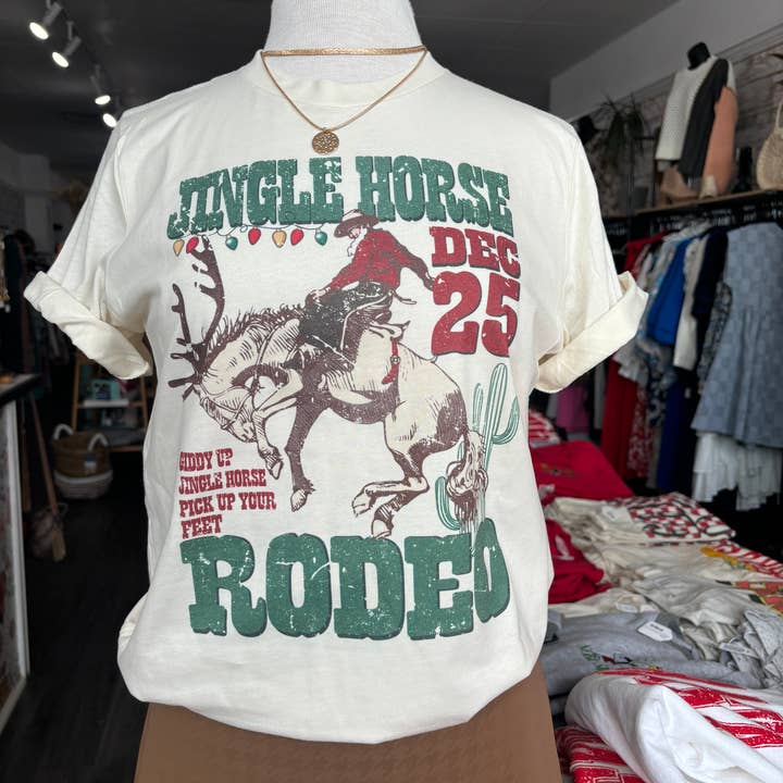 Jingle Horse Christmas Tee/Sweatshirt for wholesale by West Anna Designs