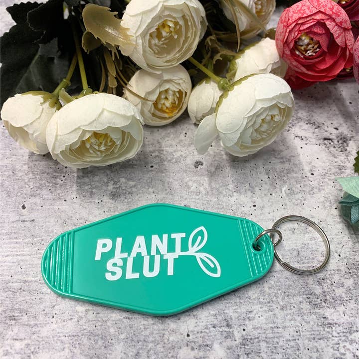 GetBullish - Vente Porte-clés – unisexe - Porte-clés style motel Plant Slut Leaf en vert 🌿7