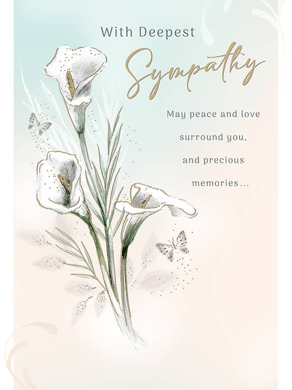 Sympathy Card, Sympathy, Liles for wholesale by Piccadilly Greetings