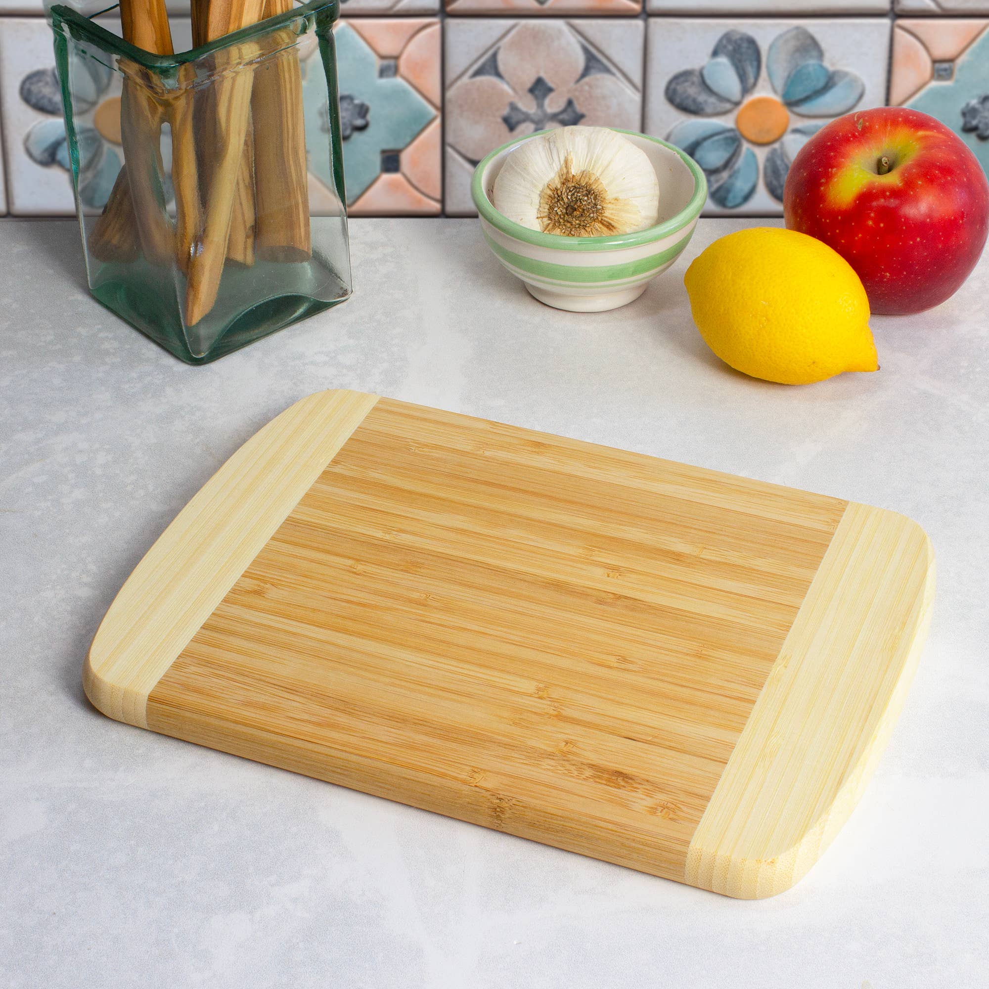 Totally Bamboo - Wholesale Cutting Board - "Hana" Bamboo Cutting Board, 10" x 7-1/8"3