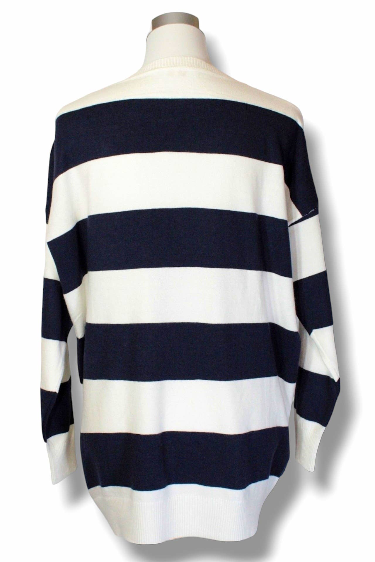 NINEF - Wholesale Tunic Sweater - Women's - Stripe Harmony Sweater - Sophisticated Fit5