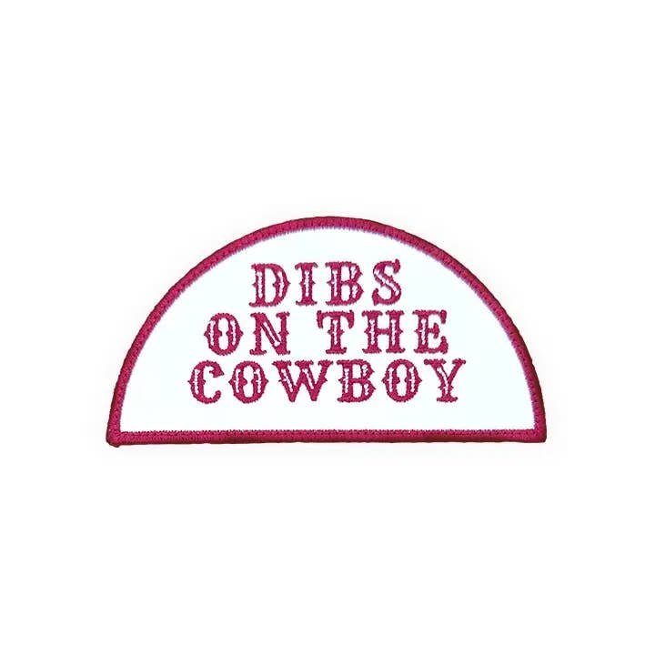 Fortrinsret på cowboyen broderet strygemærke til truckerhat for engroshandel hos Dozer Custom Trucker Hats