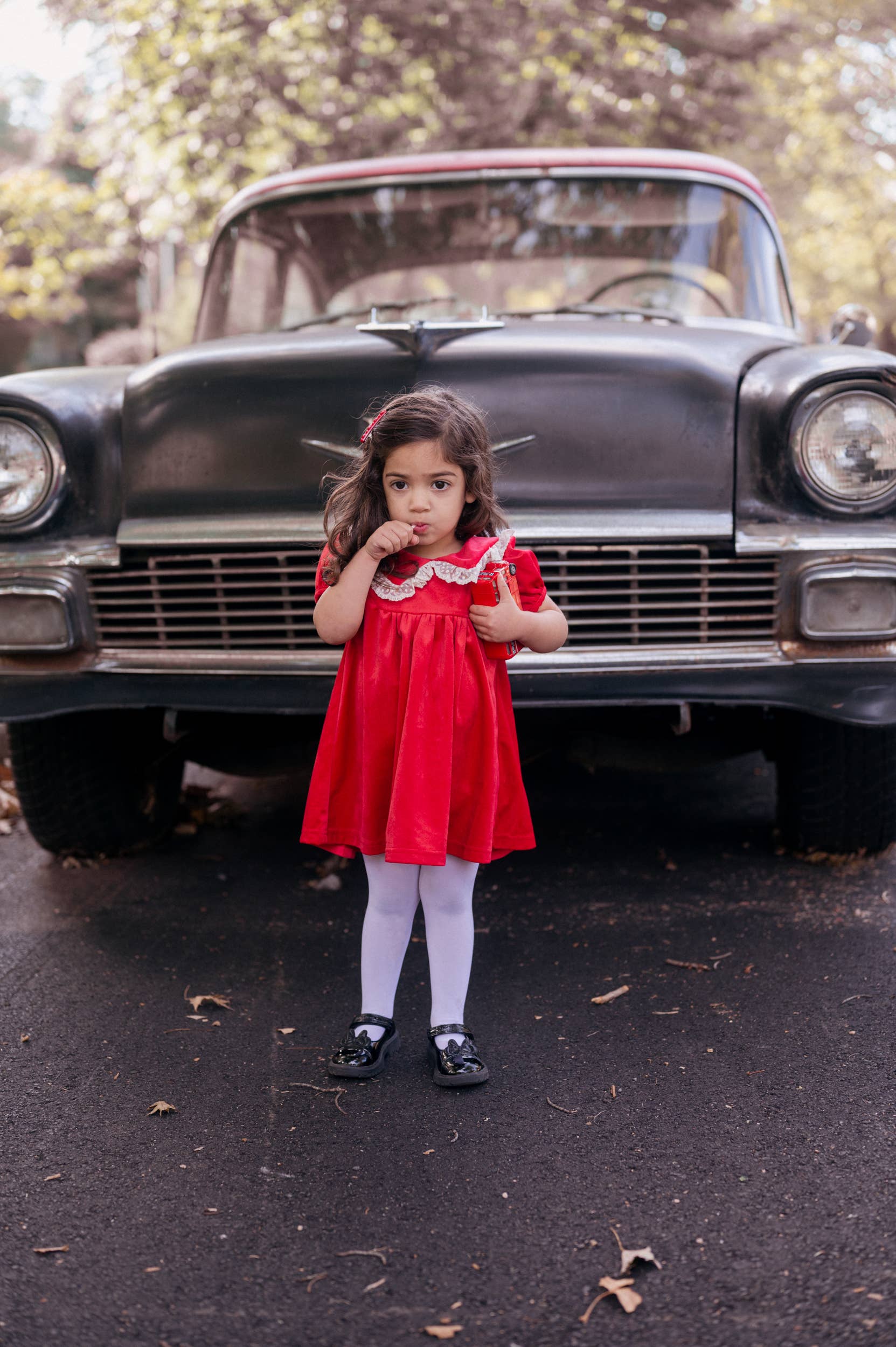 Strawberry Jam Kids - Wholesale Dress - Kids - Red Velvet Girls Christmas Dress Vintage Style Baby Toddler5