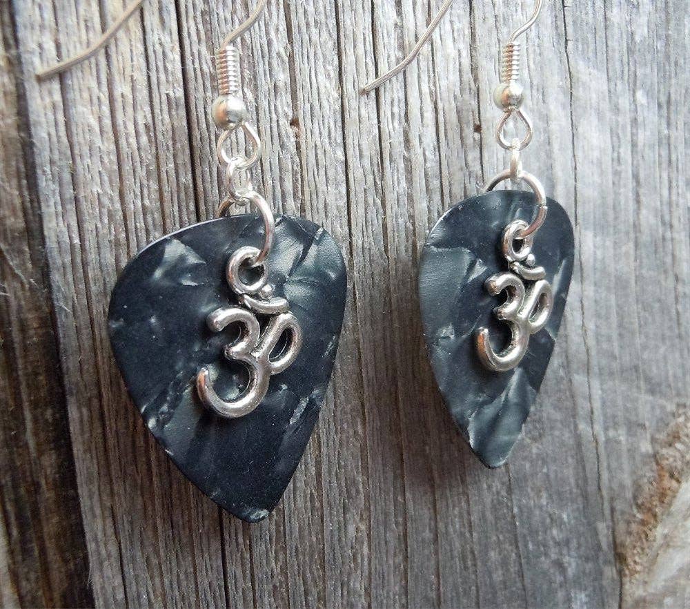 Simply Raevyn - Wholesale Dangle Earrings - Ohm Charm Guitar Pick Earrings16
