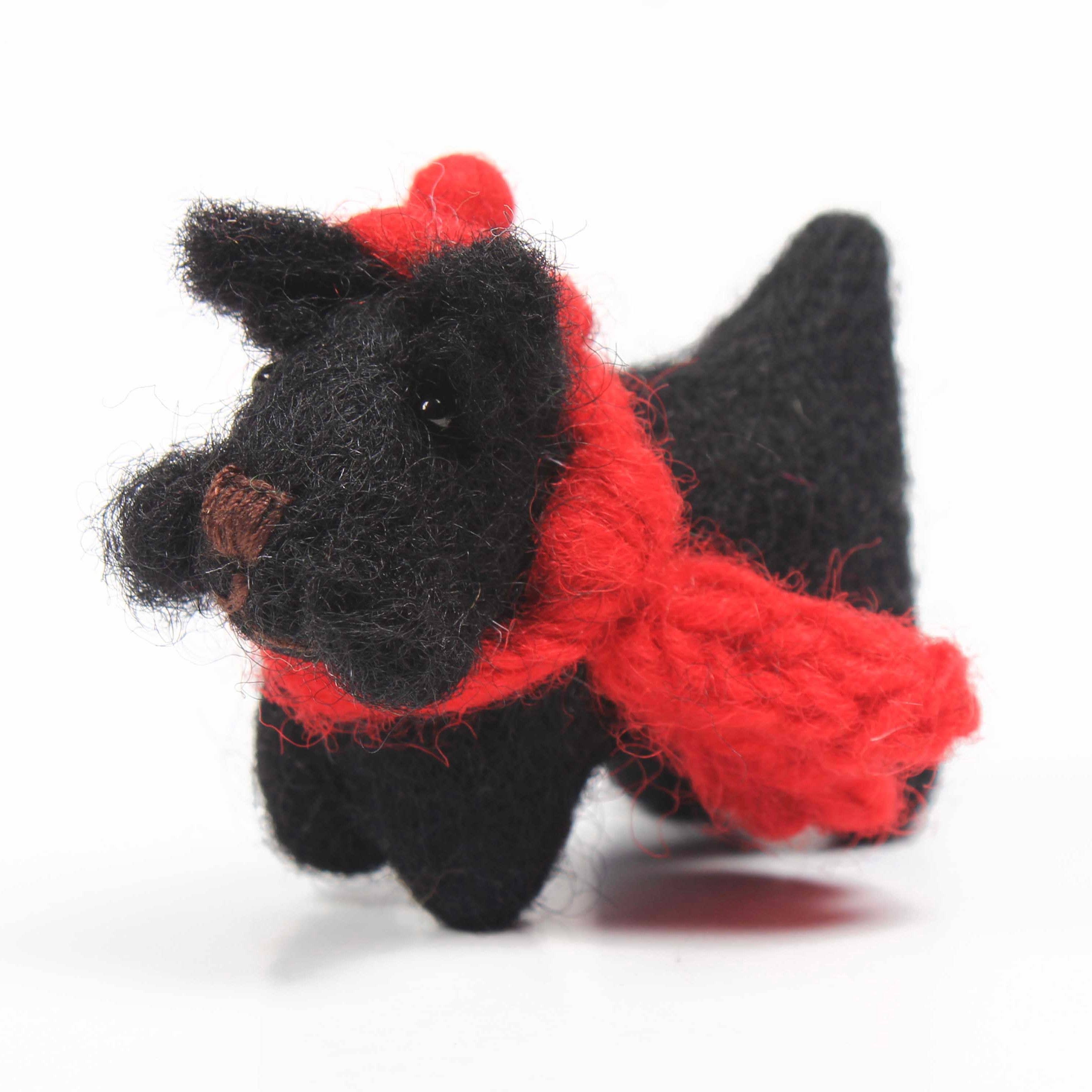 Amica Accessories Ltd - Wholesale Christmas Decoration - Christmas - Scottie Dog - Black - Mini, 120