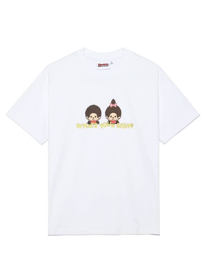 SAMII RYAN - Wholesale Screen Printed T-Shirt - Women's - Monchhichi™ What's Your Sign Boxy Tee1