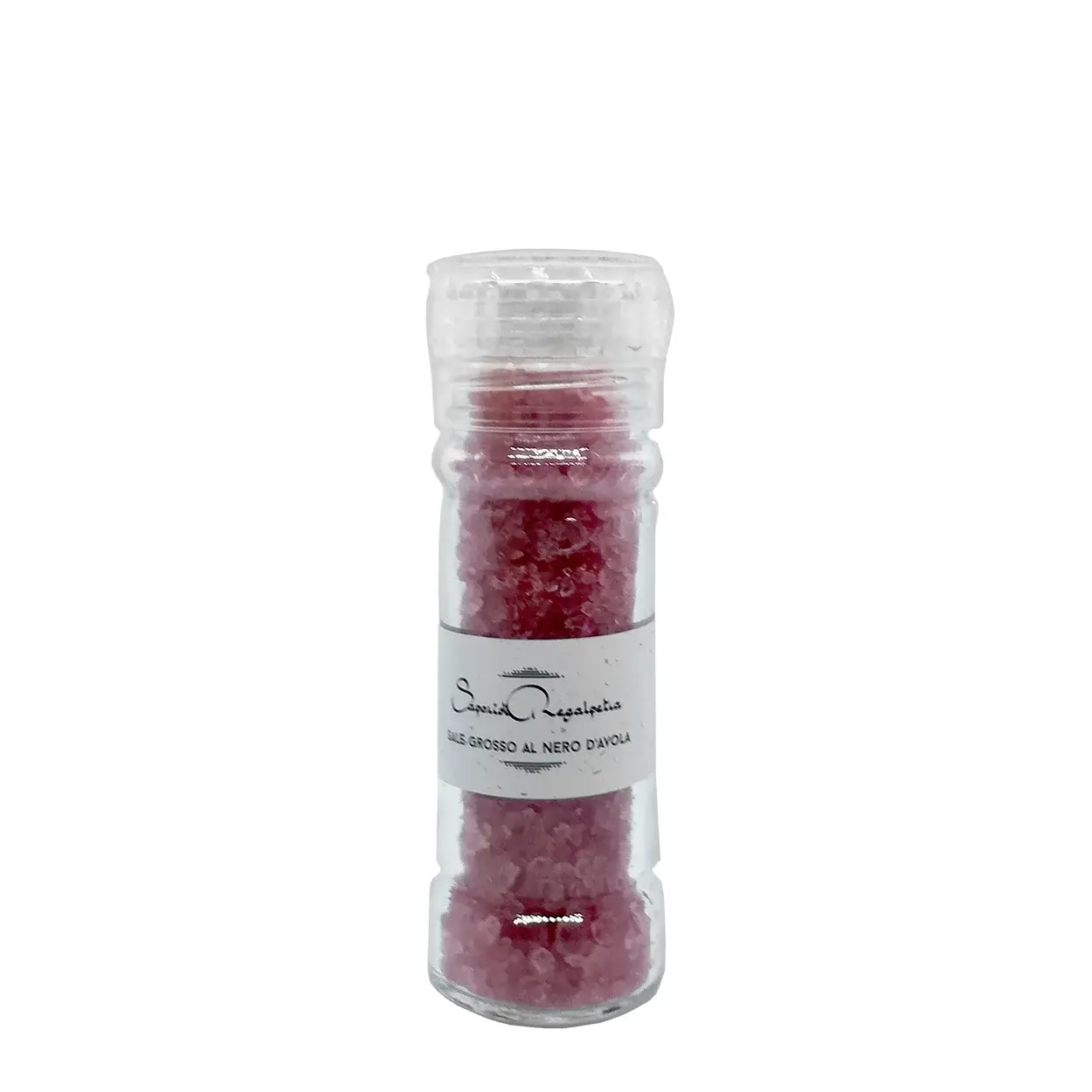 saporidiregalpetra - Wholesale Salt - COARSE-GRATED SALT FLAVORED WITH NERO D'AVOLA GRINDS GR.1100