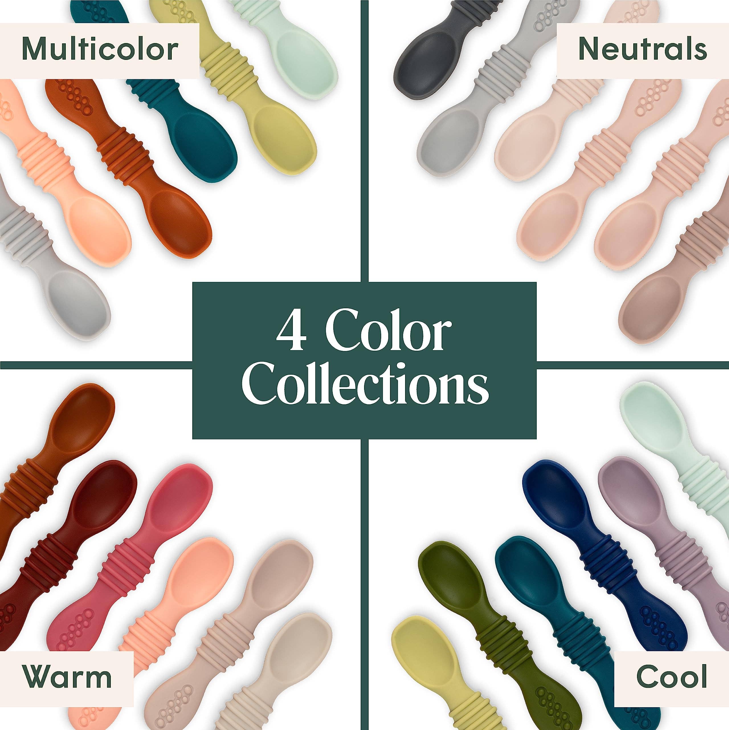 Natemia - Wholesale Feeding Set - Baby - Self-Feeding Silicone Spoons10