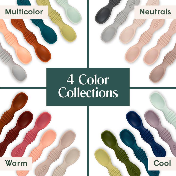 Natemia - Wholesale Feeding Set - Baby - Self-Feeding Silicone Spoons10