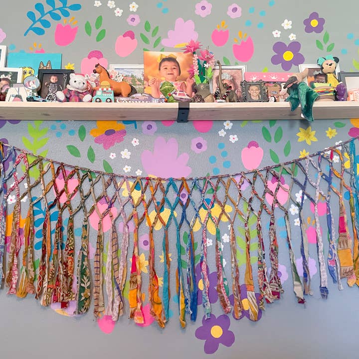 Asha Project - Vendita all'ingrosso Bandierine/Ghirlande - Banner Saree Macramè