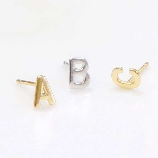 Plain Initial Stud
for wholesale by iiShii designs