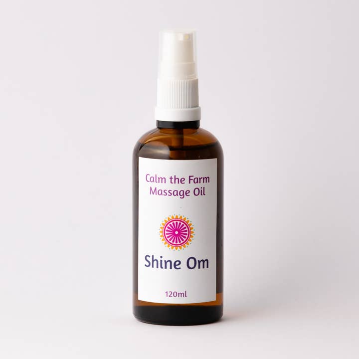 Calm the Farm 120 ml Massage Oil for wholesale by Shine Om Natural