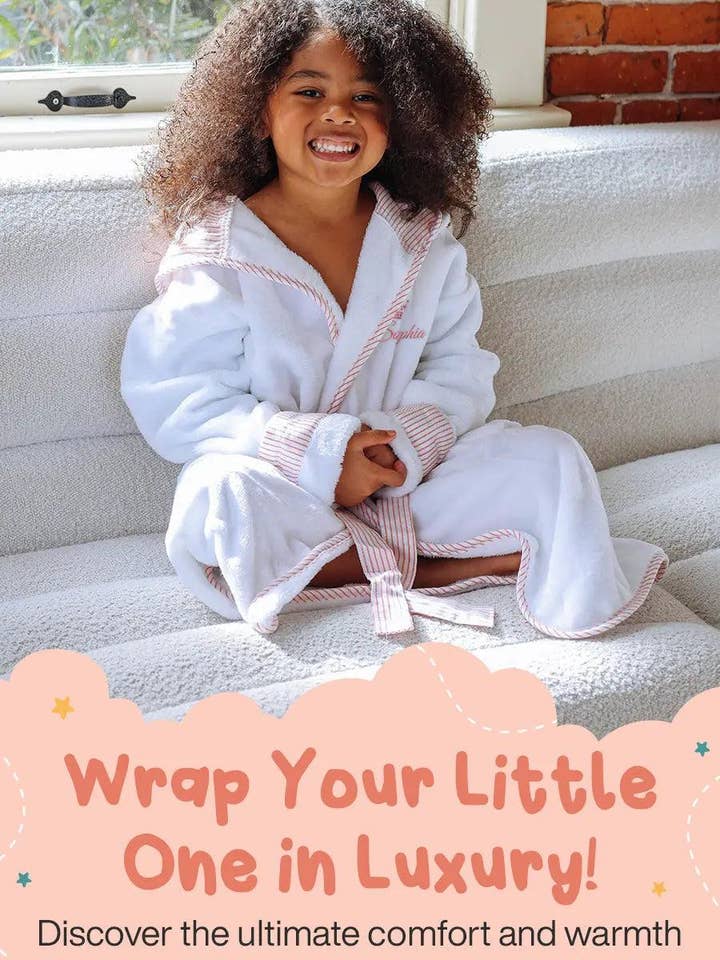 Lotus Linen - Wholesale Robe - Kids - Kids Plush Robe – Ultra Soft, Safe & Cozy for Toddlers & Kids4