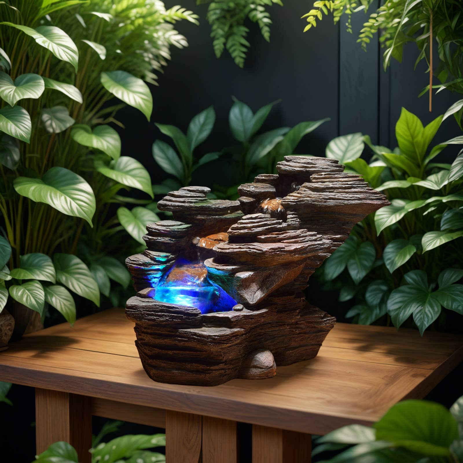 Zen'Arôme - Wholesale Ornament - River Style Natural Rock Effect Decorative Fountain5