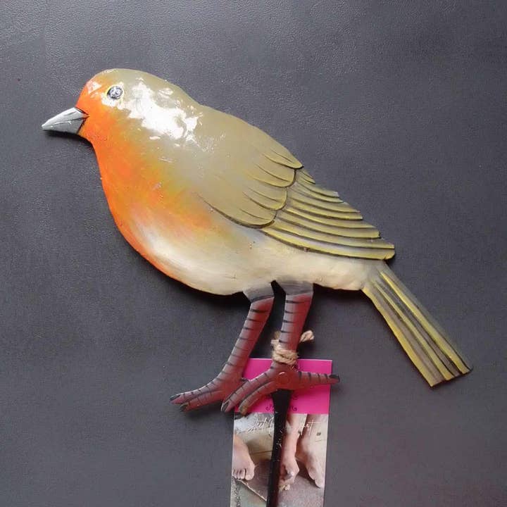 Gartenstecker: Rotkehlchen for wholesale by Our Market