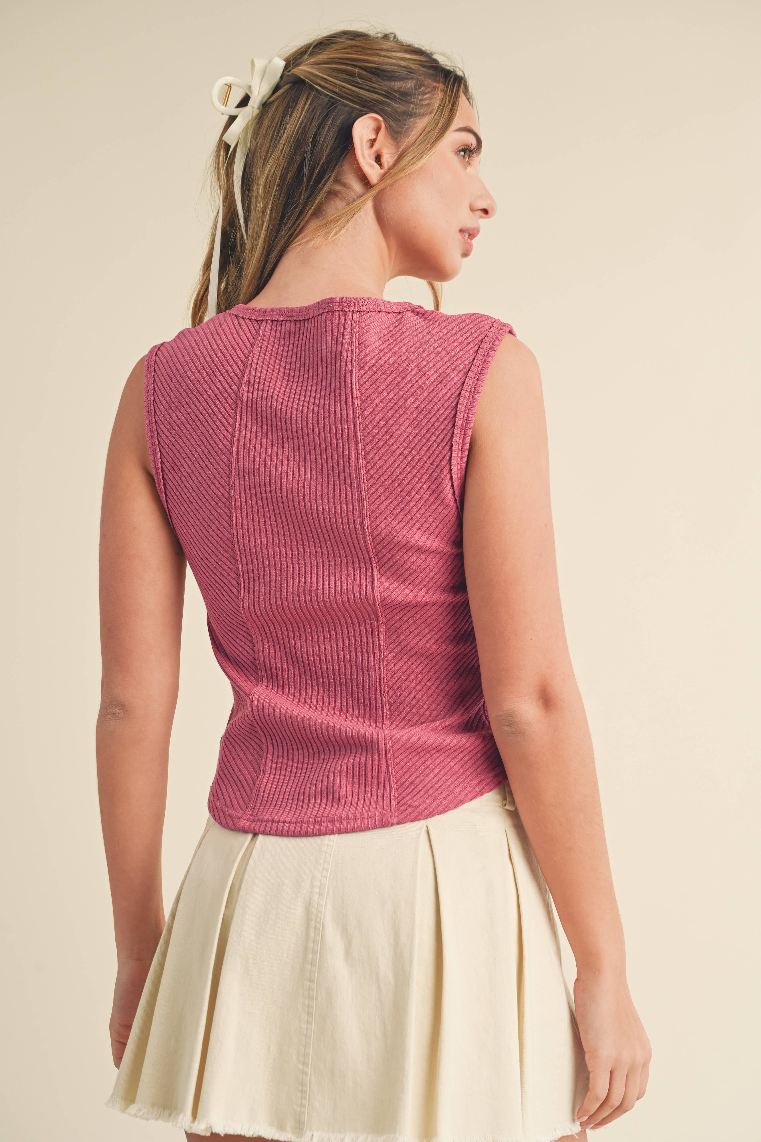 AEMI + CO – Engroshandel Tanktop – Kvinder – 8261DK Adelle Sweetheart Hals Tanktop 545