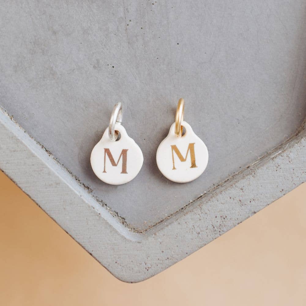 Bel Kai - Wholesale Individual Charm/Pendant - Ceramic Initial Charm13