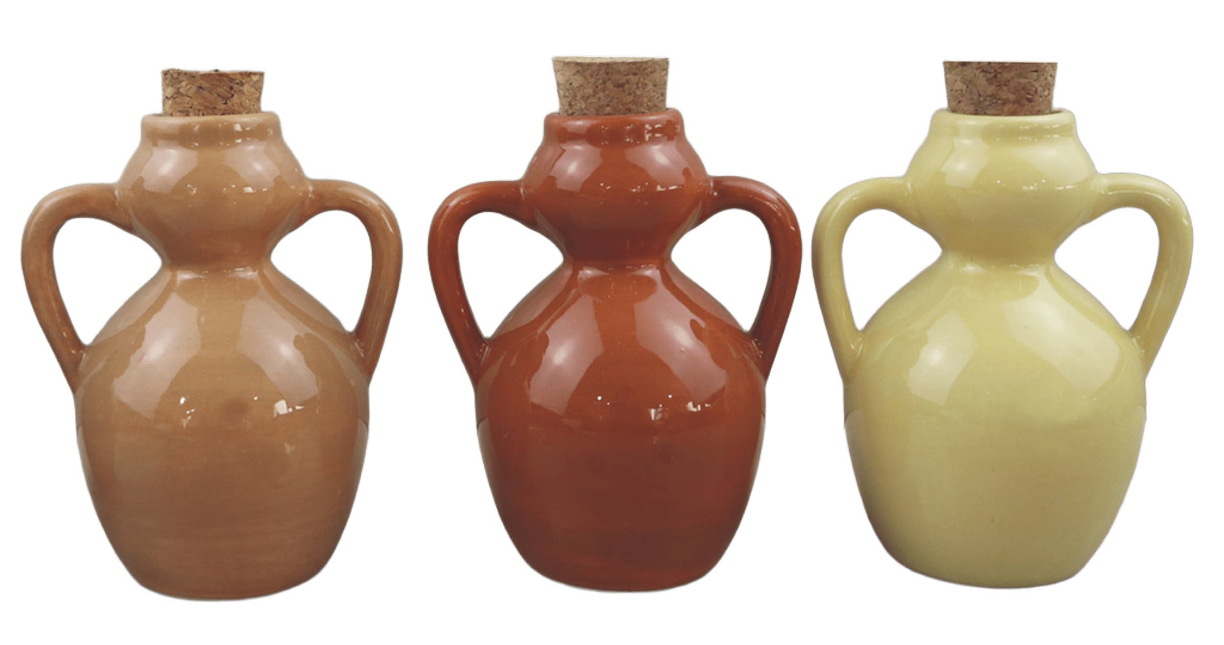 VdE Tivoli 1996 - Wholesale Dispenser voor olie/azijn - CHOCOLADE OLIERINA AMFORA 107ML 3ASS 2HANDVATEN0